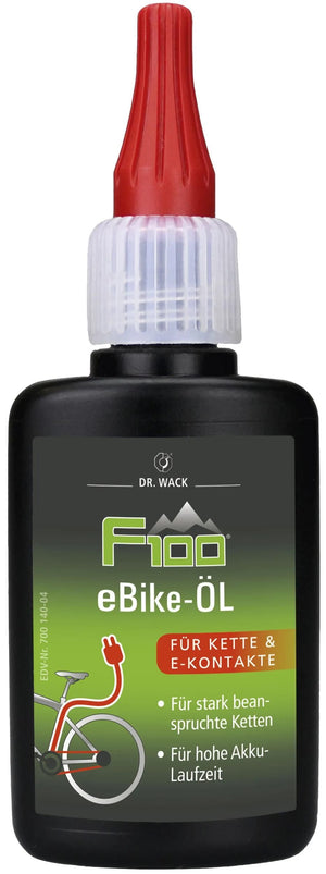 Dr. wack öl f100 ebike-öl f100 e-bike oil dropper bottle 100 ml