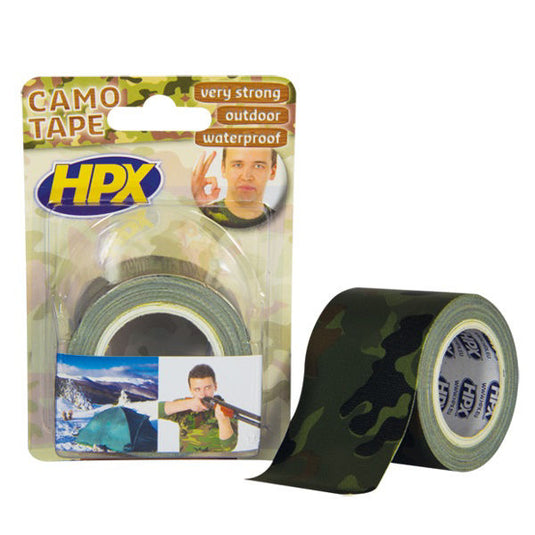 Hpx duct tape reparatietape camouflage 48mm x 5m blister