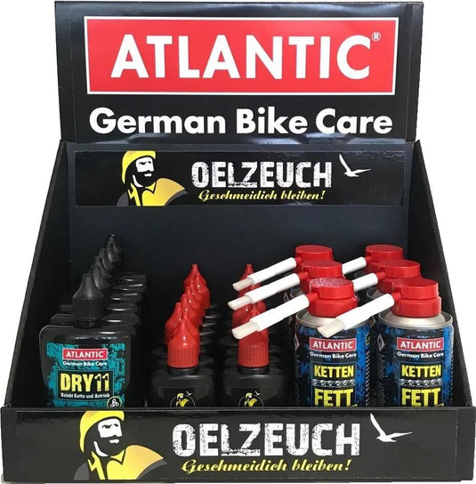 Atlantic verkaufsdisplay oelzeuch display oelzeuch