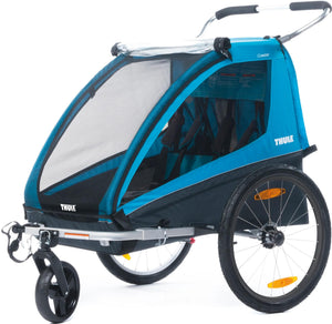 Thule kinderanhänger coaster xt child trailer coaster xt 2-seater,blu