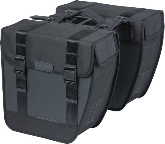 Basil doppeltasche tour double-packed. tour mik 2.0 waterproof black