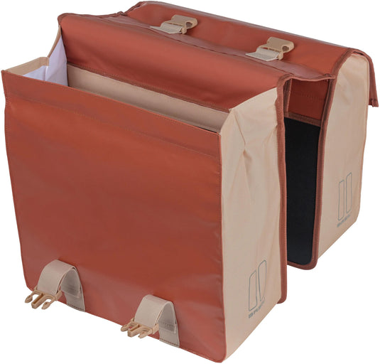 Basil Urban Load dubbele fietstas, rood, waterdicht, 48-53L