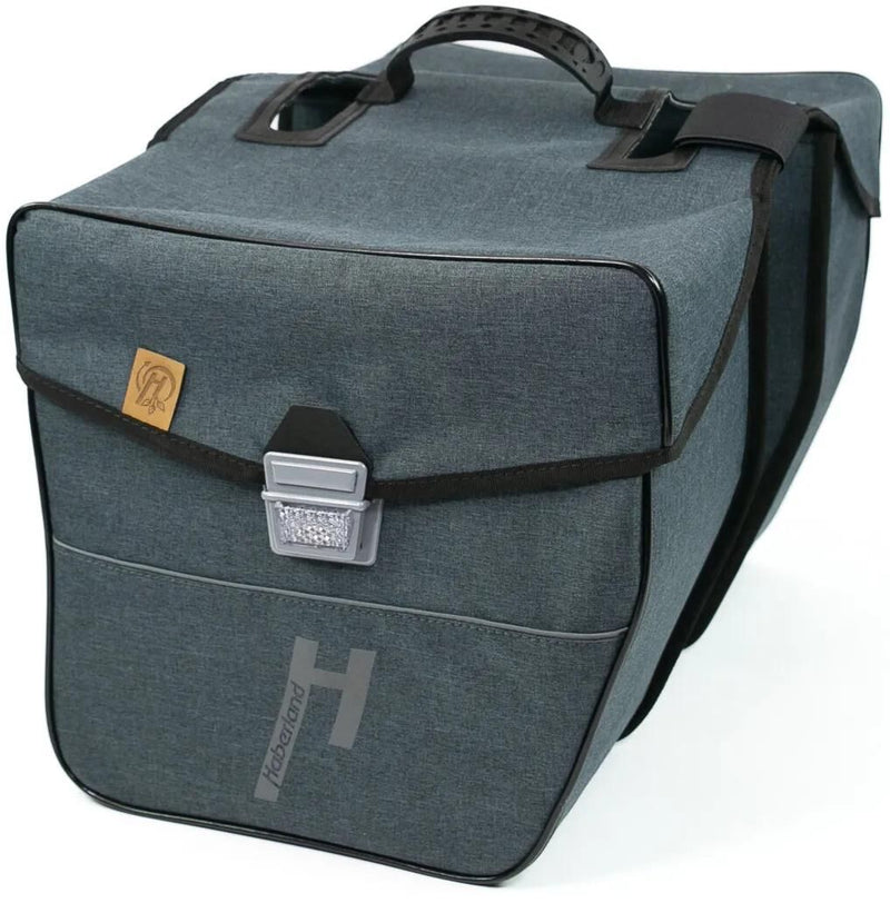 Load image into Gallery viewer, Haberland doppeltasche emotion 4nature double bag emo. 4nature anthracite reflex
