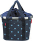 Reisenthel mand bikebasket shop.bag r k bikebasket mixed dots blue
