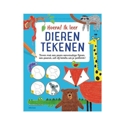 Deltas hoera! ik leer dieren tekenen