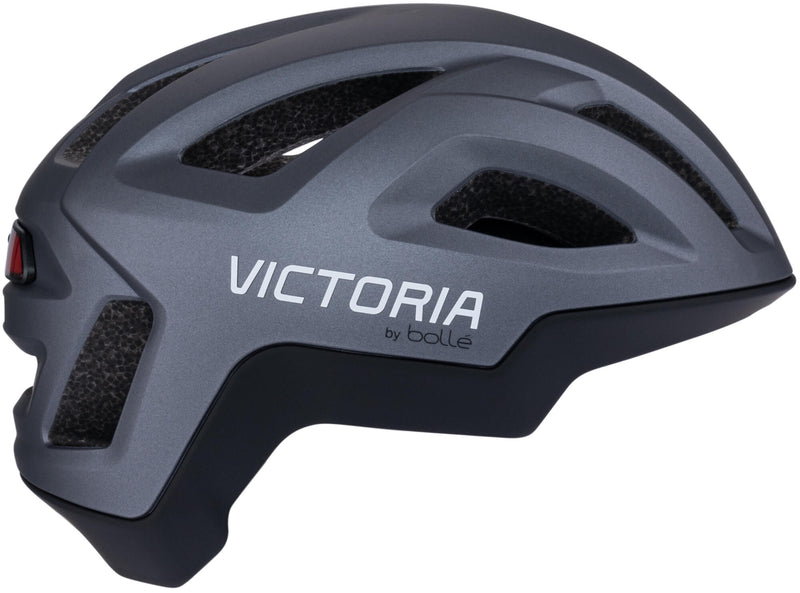 Load image into Gallery viewer, Victoria helm react led helmet vict.react led size s titanium matte
