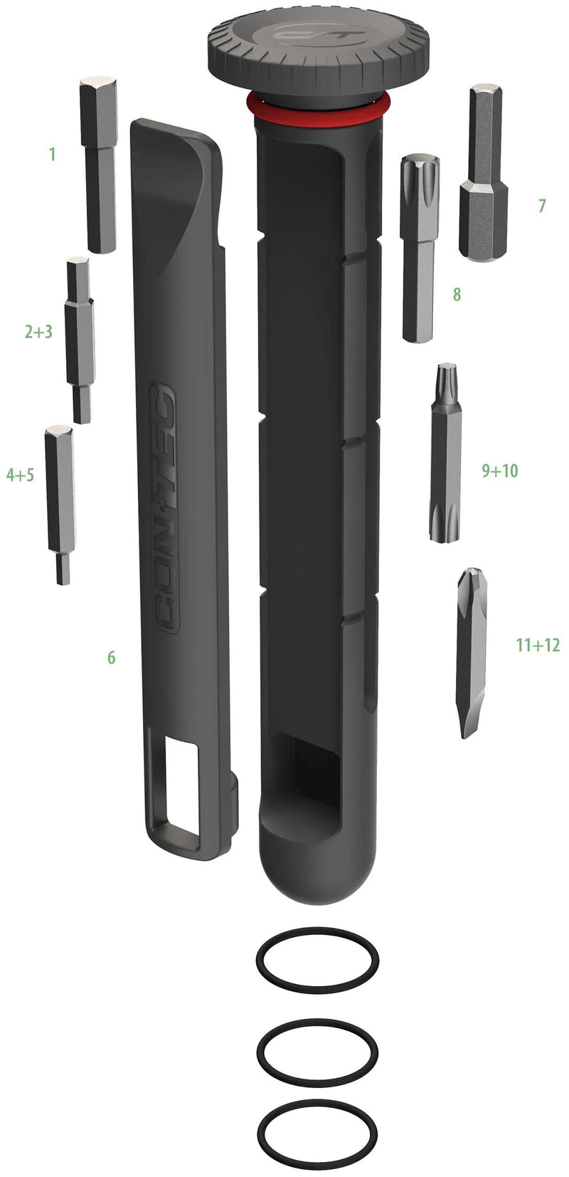 Load image into Gallery viewer, Contec multifunktionswerkzeug treasure bar dlx ct multitool treasure bar dlx 12 functions
