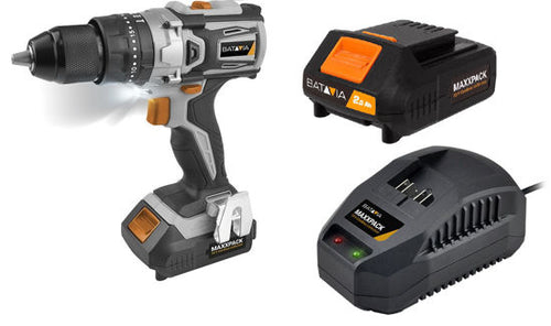 Ac Accu klopboormachine brushless set (Maxxpack 18V).