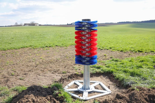 Grond ankerset voor paalborstel maxi