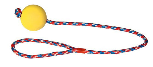 Producten schuimrubberbal aan touw 60cm