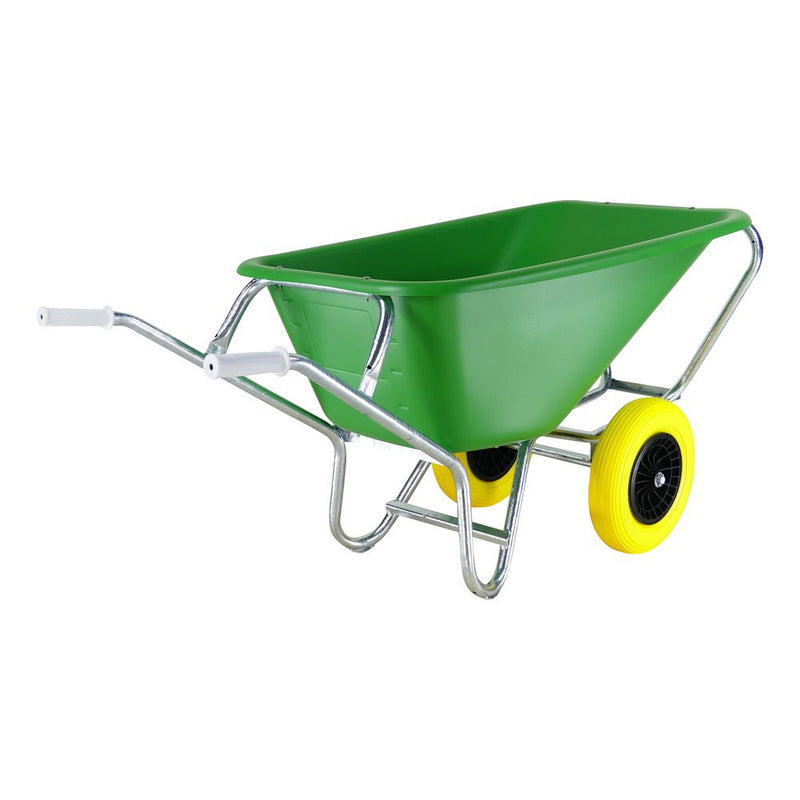Laden Sie das Bild in Galerie -Viewer, Fort producten kruiwagen f s 165l groen hdpe bak 2 wiel nooitmeerlek
