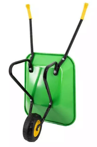 Load image into Gallery viewer, Mm producten kinderkruiwagen metalen bak groen
