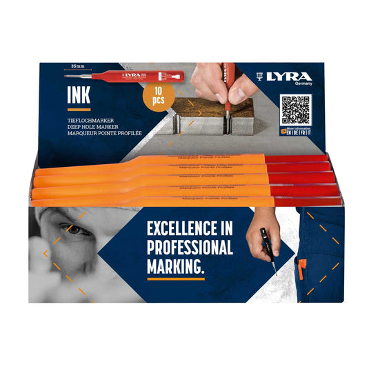 Lyra producten diepmarker merkstift rood