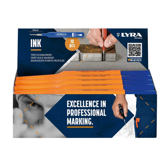 Lyra producten diepmarker merkstift blauw