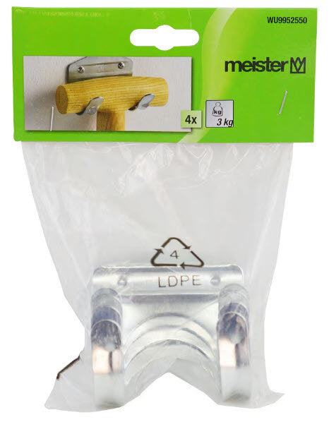 Load image into Gallery viewer, Meister gereedschapshouder metaal 4 stuks
