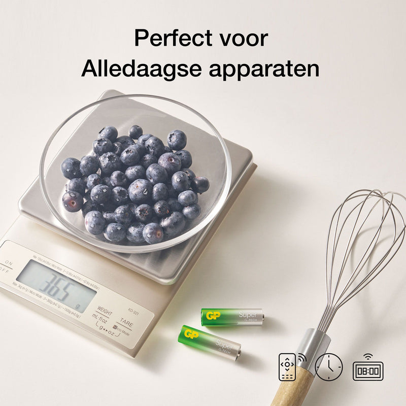 Load image into Gallery viewer, GP Super alkaline AAA-batterijen 4PK
