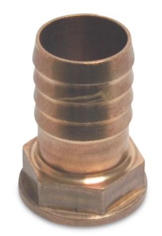 Slangpilaar messing 1 4 x10mm binnendraad