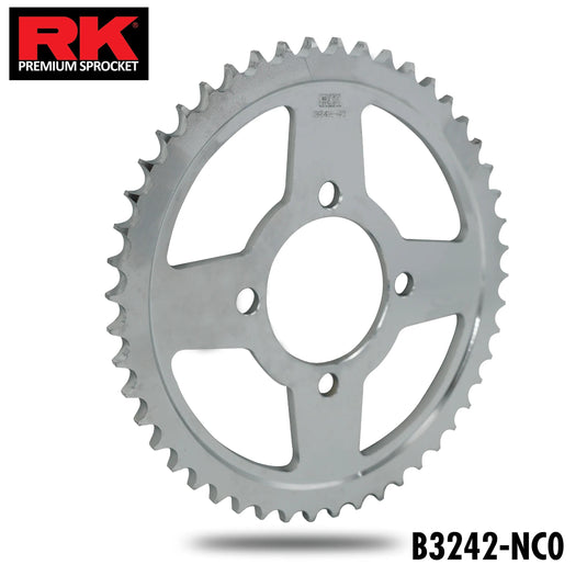 Rk chain wheel 428 49z steel silver