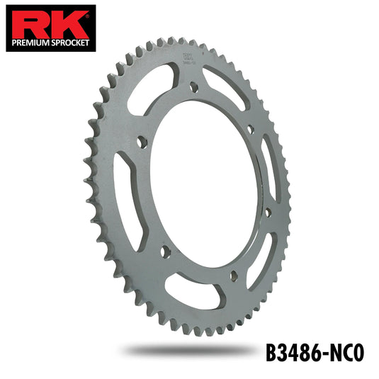 Rk chain wheel 428 58z steel silver