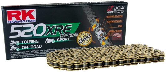 Rk chain 520 xre 110 n gold open