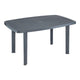 Tafel faro 140x90 grijs