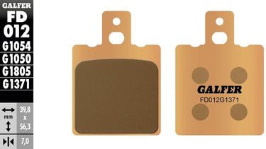 Galfer remblokken fd012 brake pad fd012 g1371 sintered metal