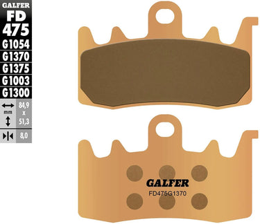 Galfer remblokken fd475 sintered brake pad fd475 g1370