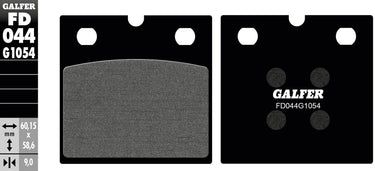 Galfer remblokken fd044 brake pad fd044 g1054 organic