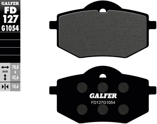 Galfer bremsbelag fd127 brake pad fd127 g1054 organic