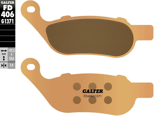 Galfer bremsbelag fd406 brake pad fd406 g1371 sint.metal street