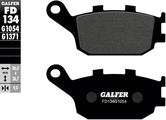 Galfer bremsbelag fd134 brake pad fd134 g1054 organic