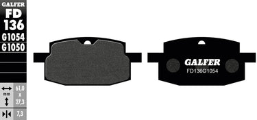 Galfer remblokken fd136 brake pad fd136 g1054 organic