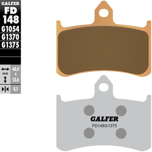 Galfer remblokken fd148 brake pad fd148 g1375 sintered metal
