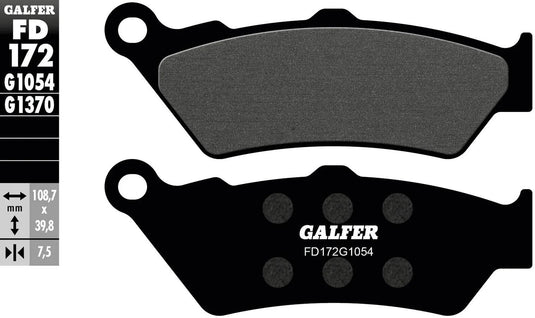 Galfer bremsbelag fd172 brake pad fd172 g1054 organic