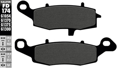 Galfer remblokken fd174 brake pad fd174 g1054 organic