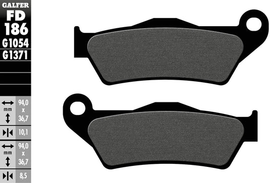 Galfer bremsbelag fd186 brake pad fd186 g1054 organic