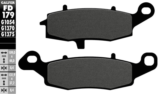 Galfer bremsbelag fd179 brake pad fd179 g1054 organic