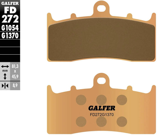Galfer bremsbelag fd272 brake pad fd272 g1370 sint. metal street