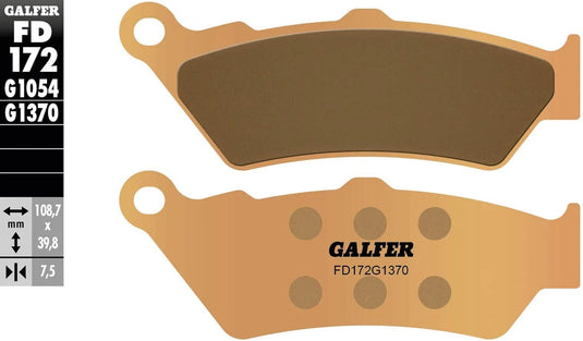 Galfer bremsbelag fd172 brake pad fd172 g1370 sintered metal
