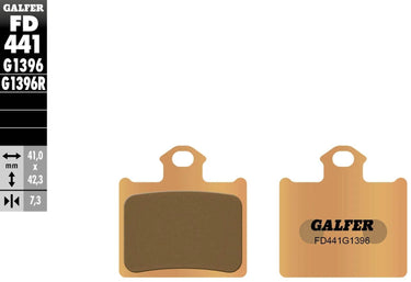 Galfer remblokken fd441 brake pad fd441 g1396 sint.metal offroad