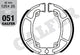 Galfer remsegmenten mf051 brake shoe mf051 g2165 organic