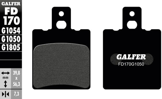 Galfer bremsbelag fd170 brake pad fd170 g1050 organic