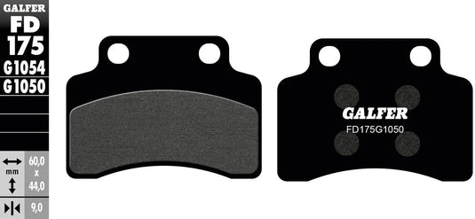 Galfer bremsbelag fd175 brake pad fd175 g1050 organic