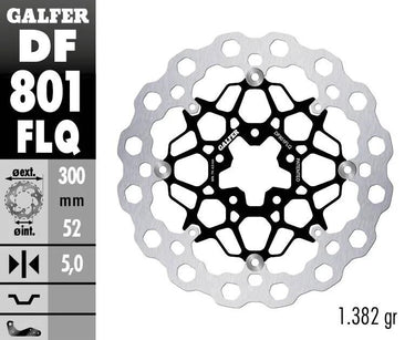 Galfer bremsscheibe df801 rotor brake rotors floating r90r