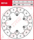 Trw remschijf mst439 rotor mst439 rigid
