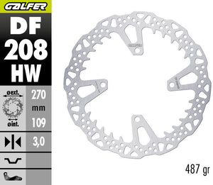Galfer bremsscheibe df208 rotor brake rotors starr shark