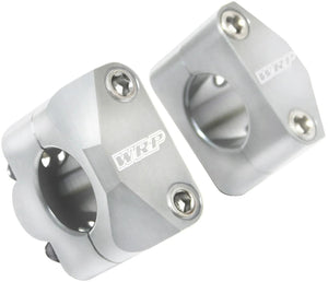 Wrp - racing lenkerklemmung pro mount clamp set pro mount wrp alu silver