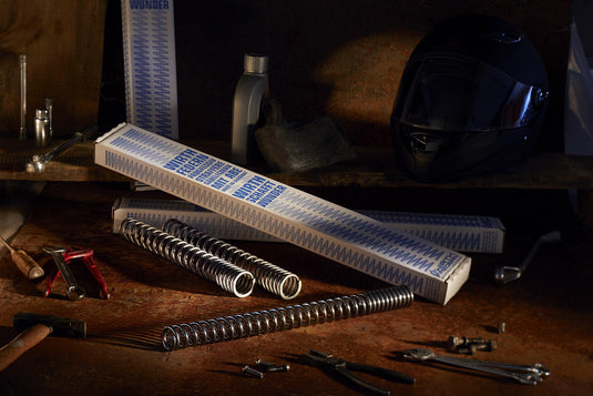 Wirth voorvork veerset fork spring set 2049 polished