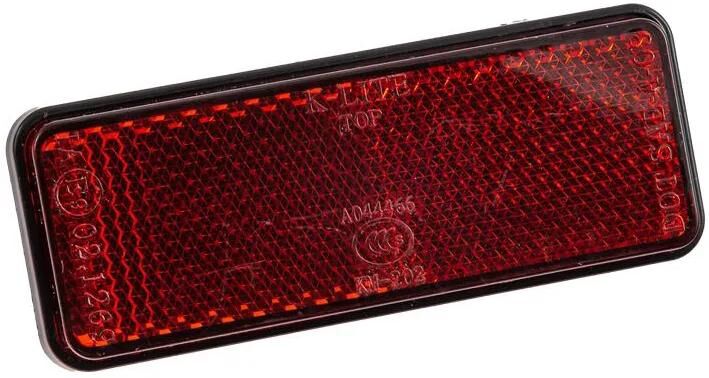 Load image into Gallery viewer, Zieger reflektor adhesive reflector with thread 85x30 red
