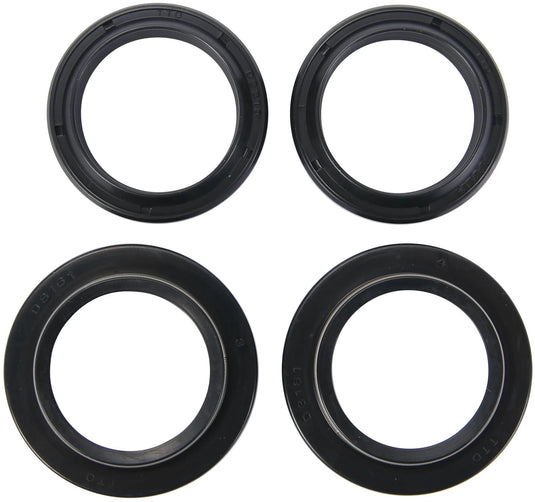 All balls racing voorvork keerring set fork seal set abr 56-127 incl. dust cap